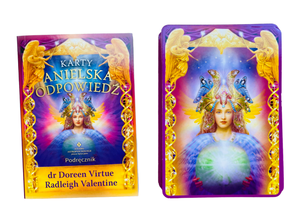 Anielska odpowiedź - 44 karty + książka - dr Doreen Virtue Radleigh C. Valentine